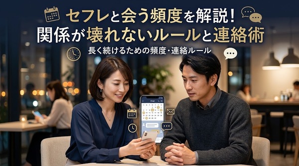 セフレと会う頻度を解説！関係が壊れないルールと連絡術